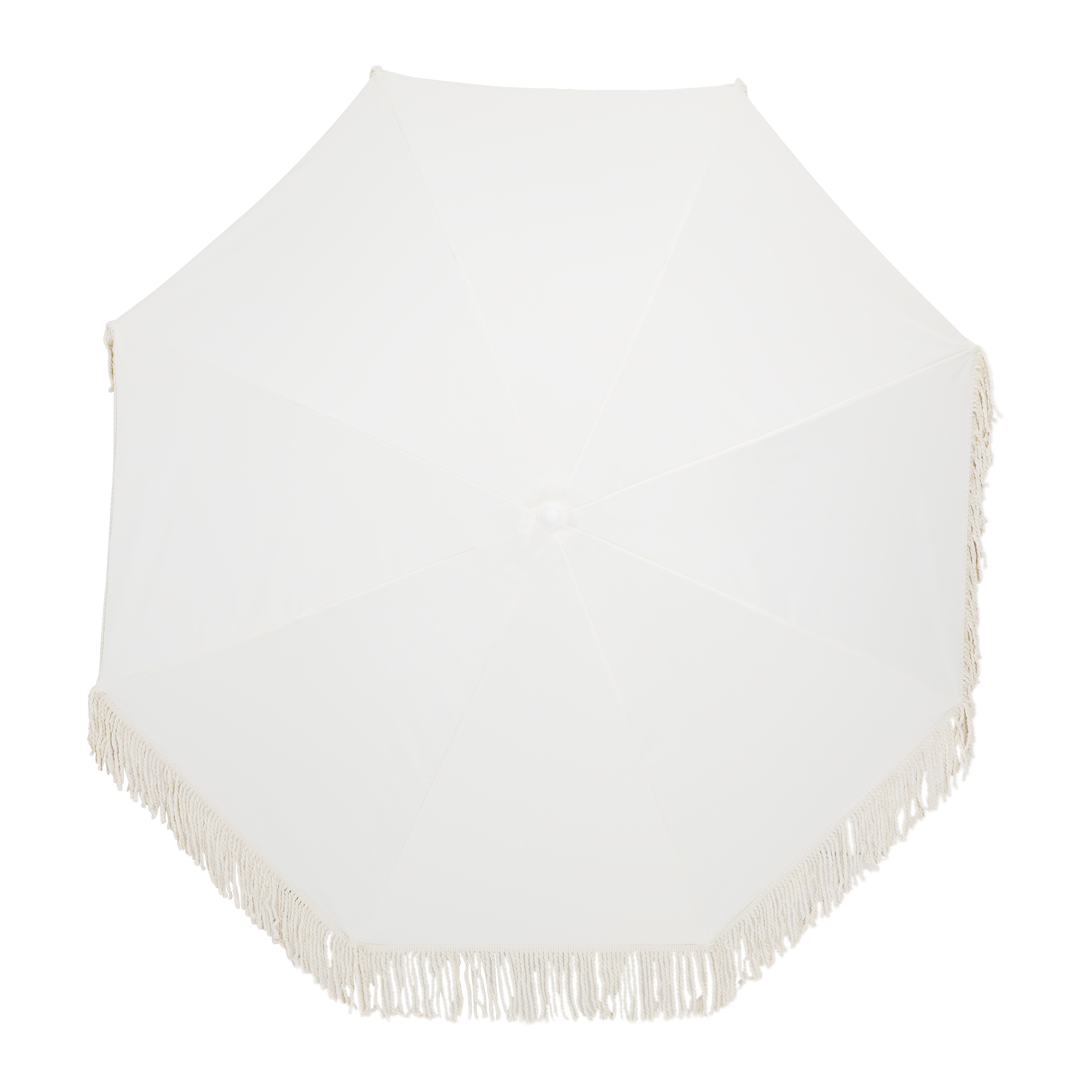 Sonnenschirm Strandschirm SEA mit Fransen 160 cm beige