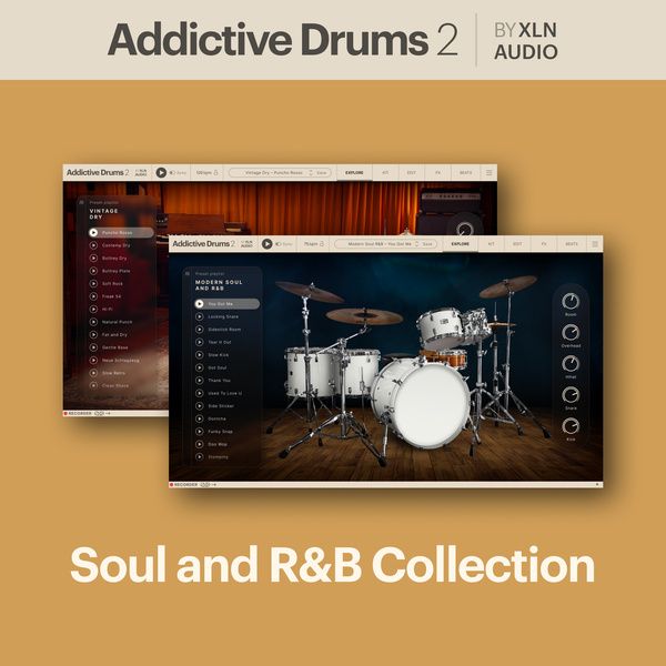 XLN Audio Addictive Drums 2 Soul & R&B Collection