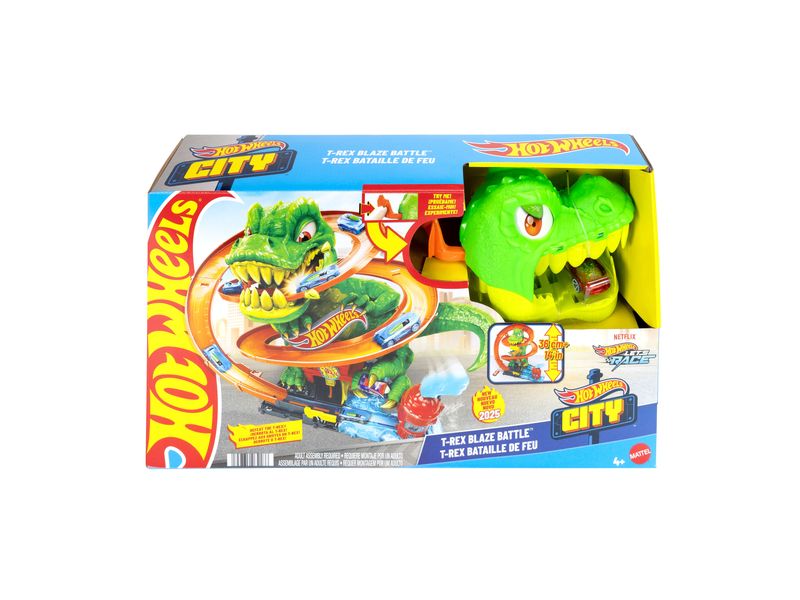 Hot Wheels Hot Wheels City T-Rex-Schlacht Spielzeugfahrzeug