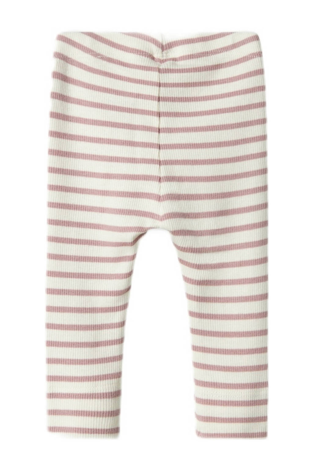 NAME IT gestreepte broek NBNBANI roze/ecru
