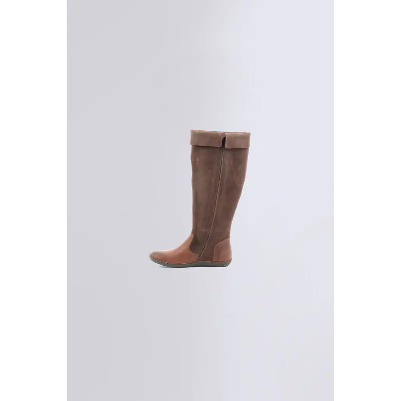 HOHIGH MARRON FONCE BOTTES Cuir Femme
