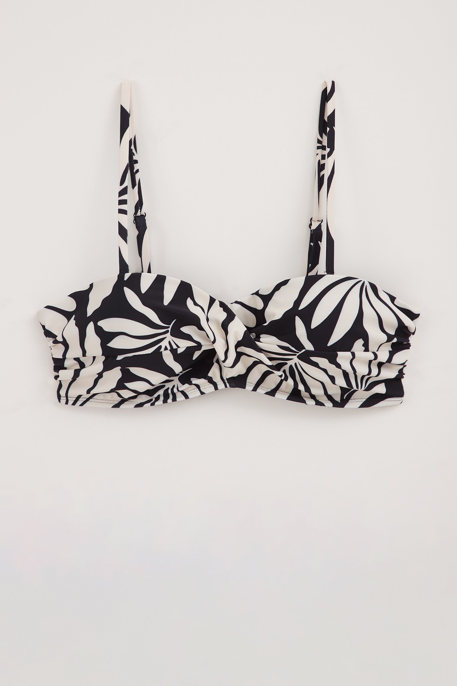 bikinitop met dessin WE Fashion Zwart