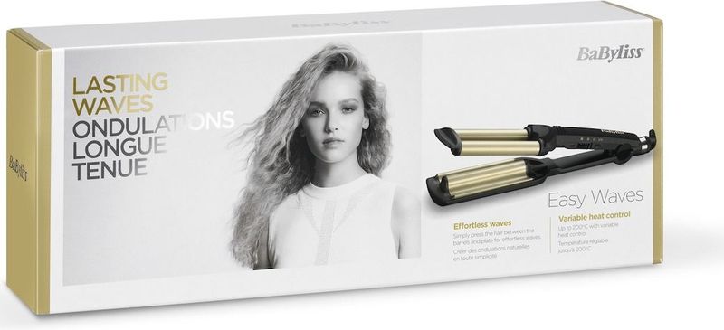 BaByliss - Easy Waves - Krultang - Titanium Keramiek - 3 Temperatuurinstellingen