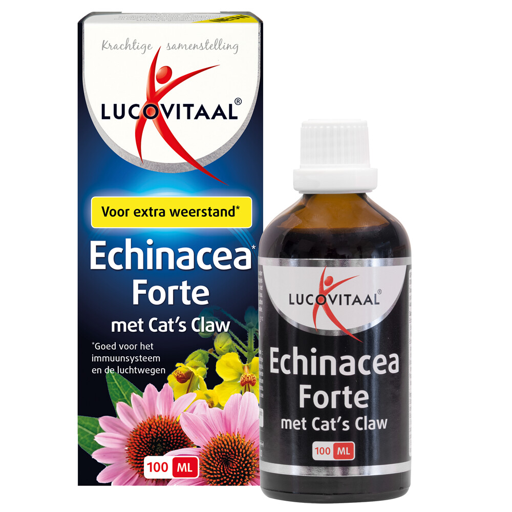 3x Lucovitaal Echinacea Forte met Cat's Claw100 ml