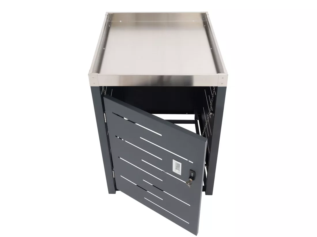 Cache-poubelle MCW-H40b pour 1 poubelle