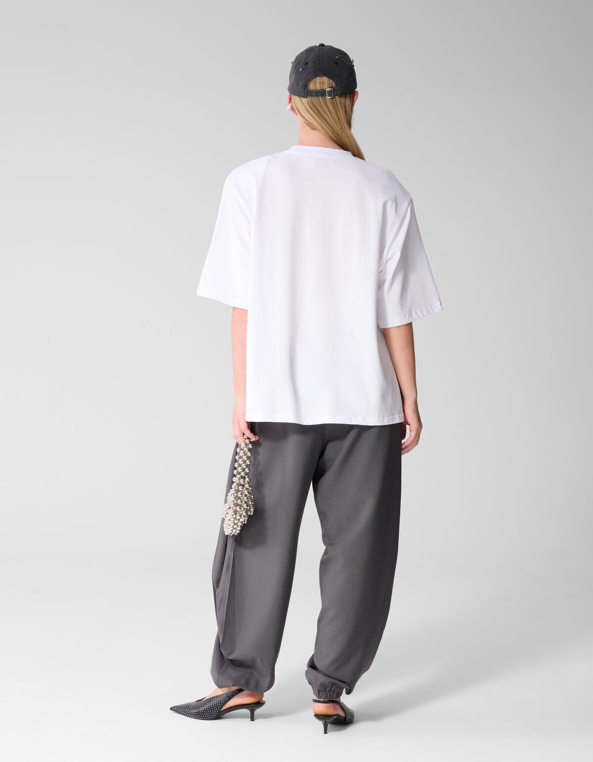 Split T-shirt Wit
