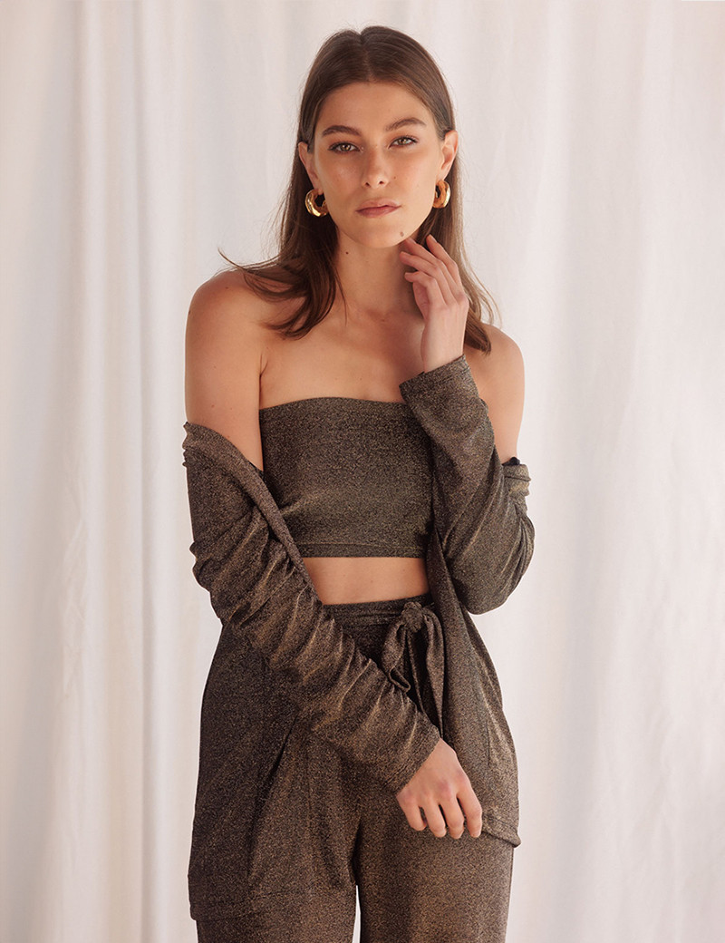 HBT NONCHALANTE | COCKTAIL VESTE DORÉE