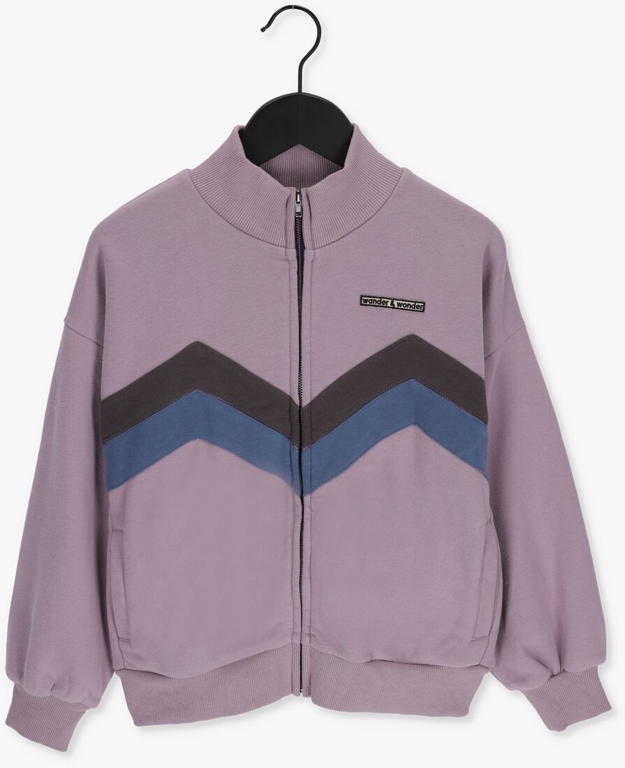 WANDER & WONDER lichtroze wander & wonder vest zip up tracksuit