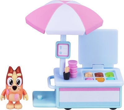 Bluey Iskremvogn Lekesett med Bingo-figur