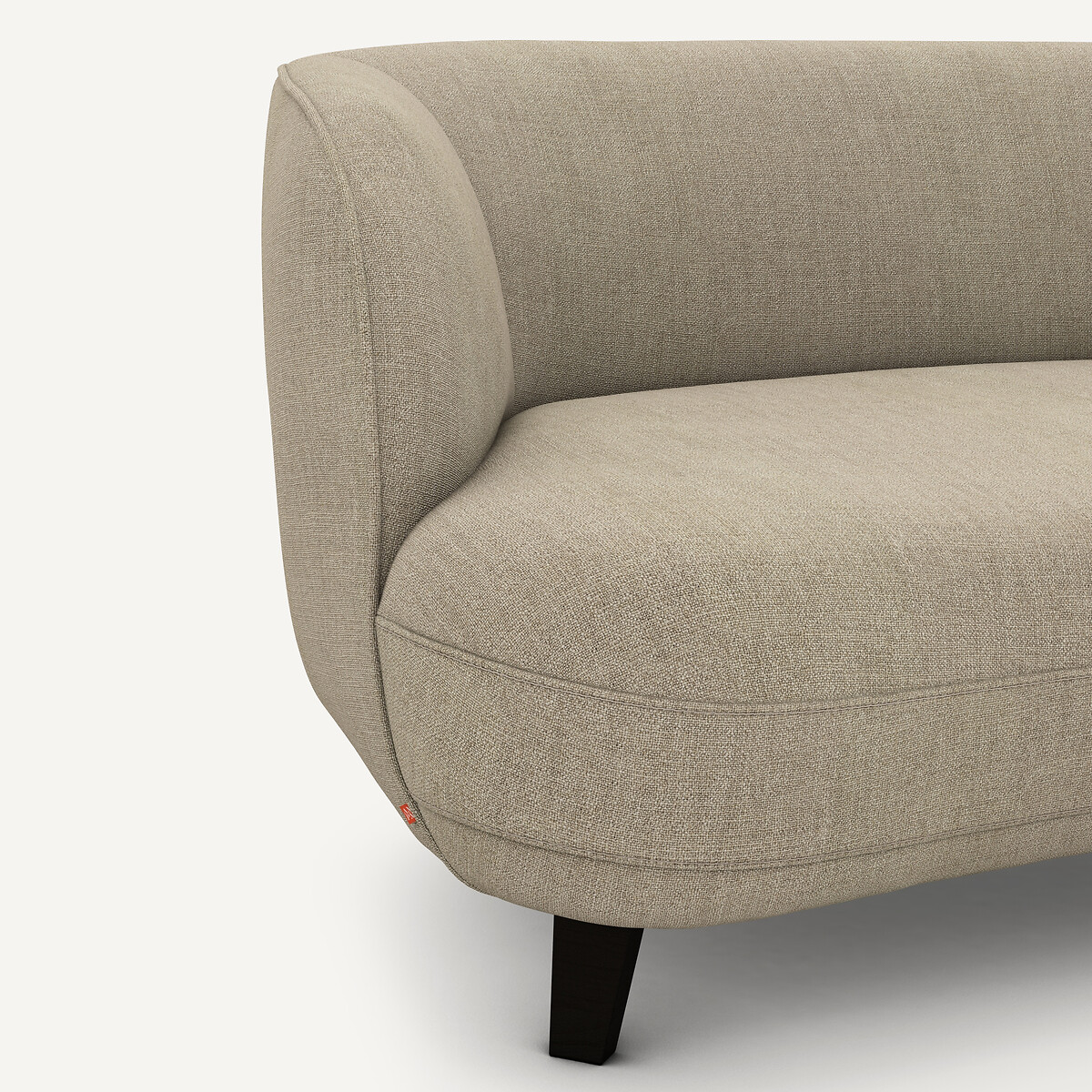 AM.PM<br>Banqueta tamanho XS em linho chambray, design Rosebury E.Gallina