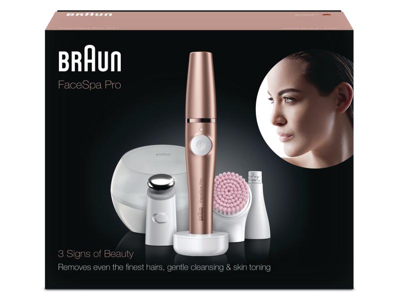 Braun Gesichtsepilierer FaceSpa Pro 921 Schönheit wie aus dem Kosmetikstudio