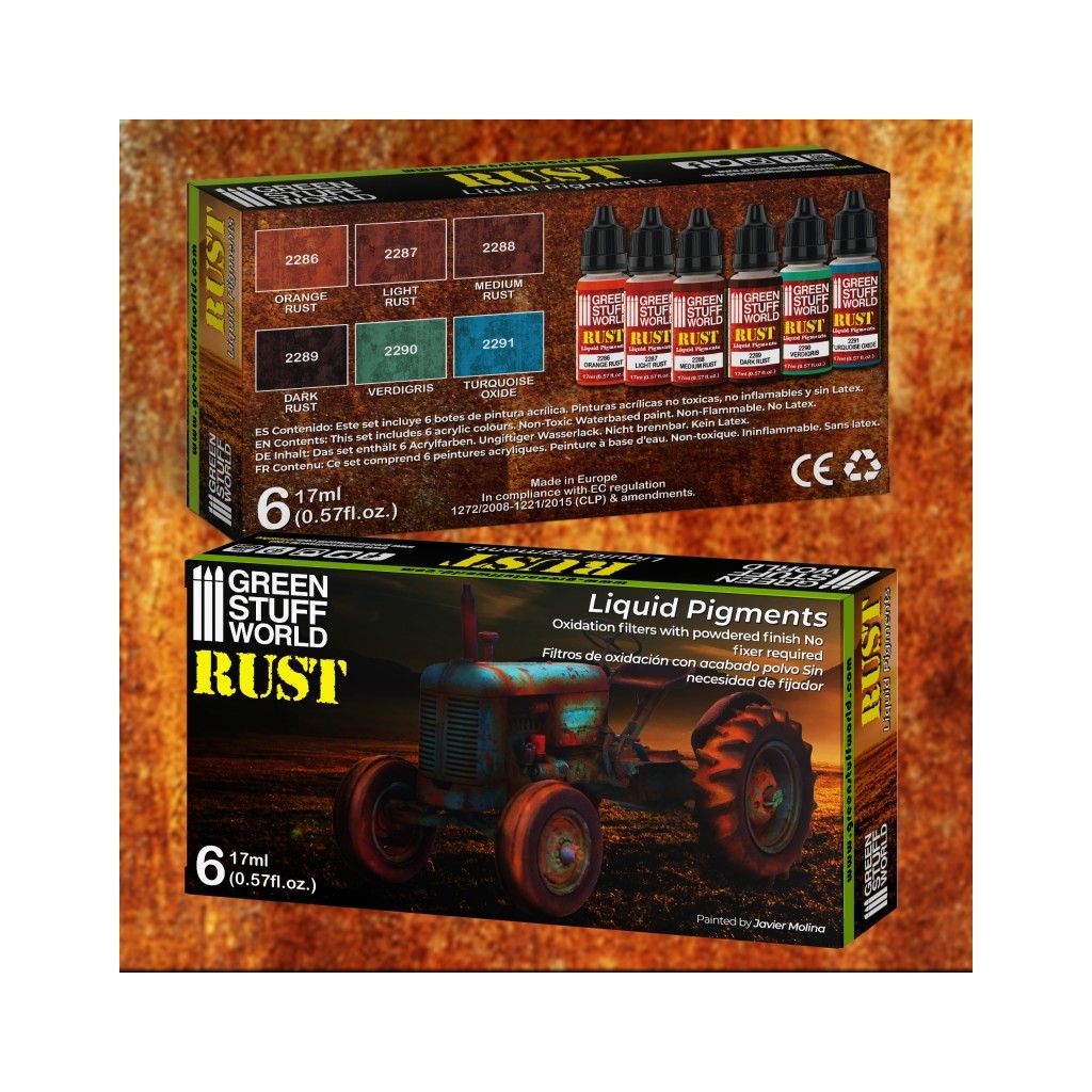 Set de Pigments Liquides - Rouille