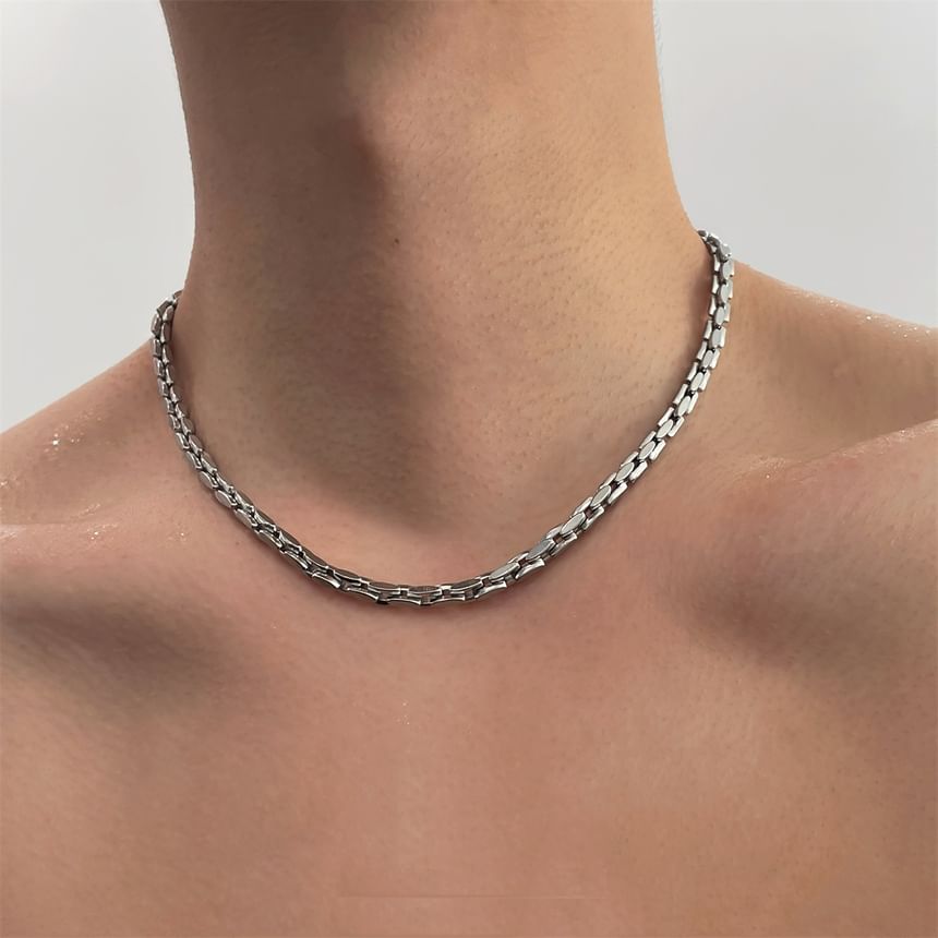 Lilafey - Choker van roestvrij staal