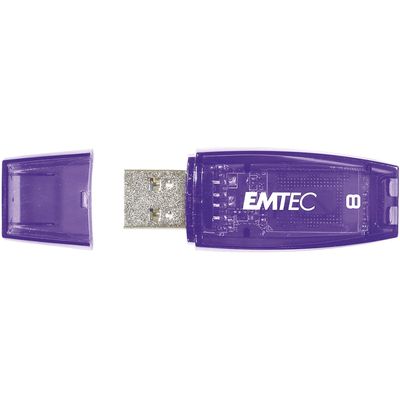 Emtec C410 Color Mix - clé USB 2.0 - 8 Go - violet