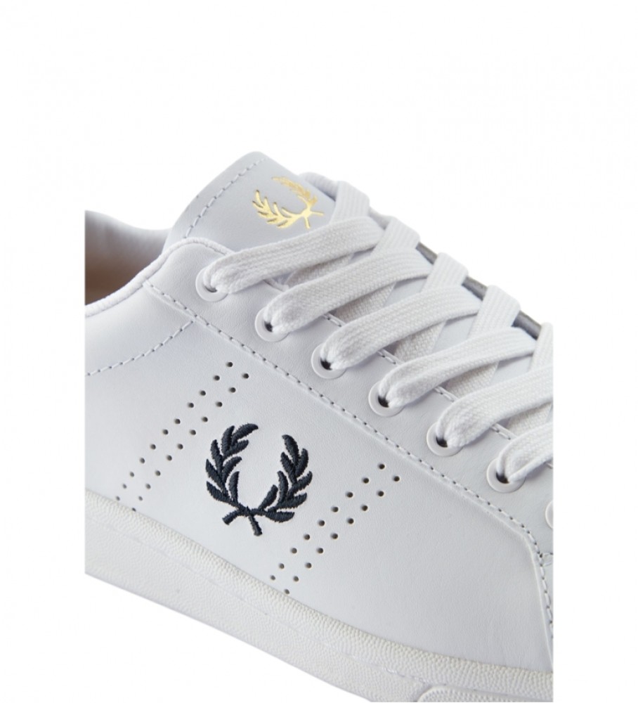 Tênis de couro Fred Perry B721 branco