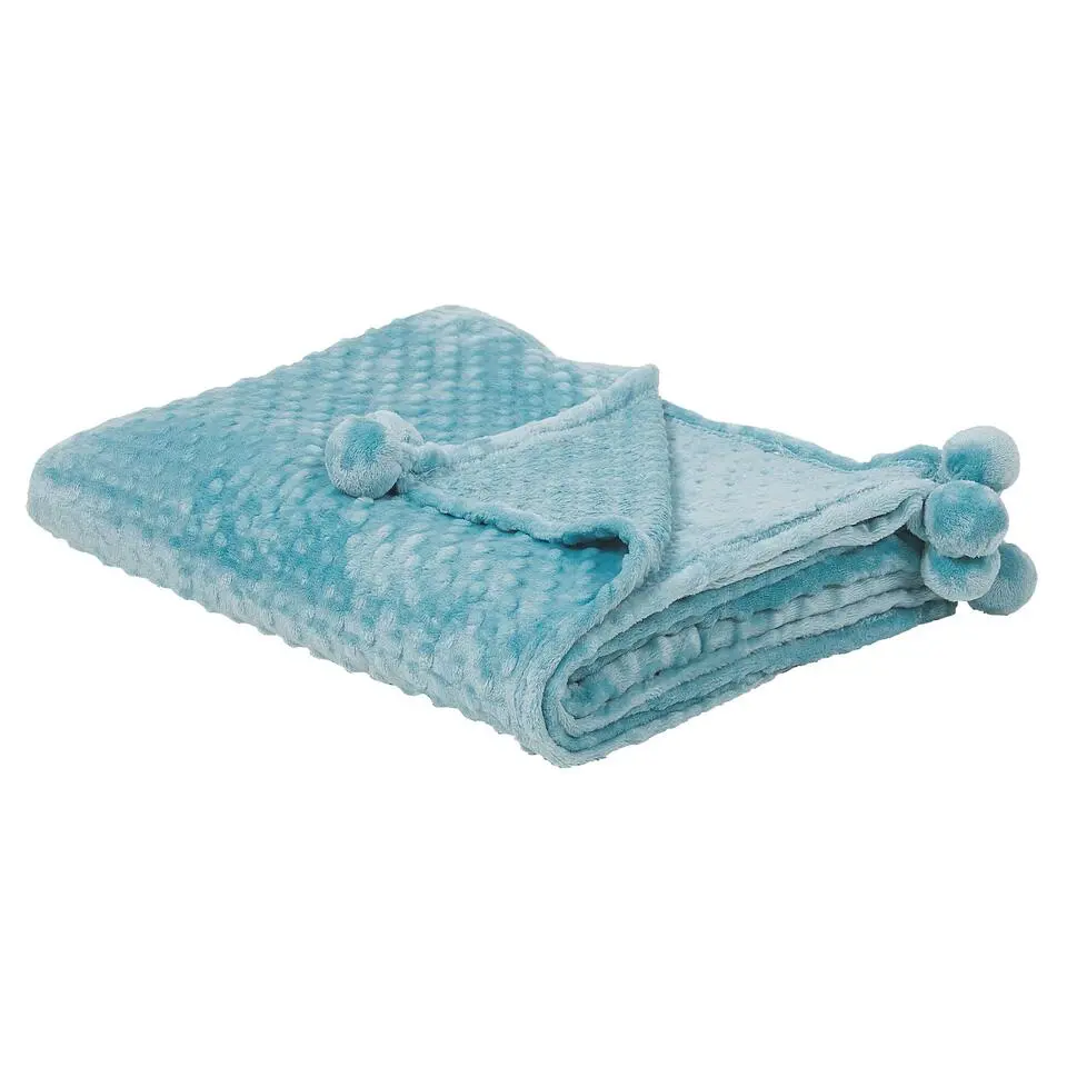 SAMUR - Plaid - Blauw - 150 x 200 cm - Polyester