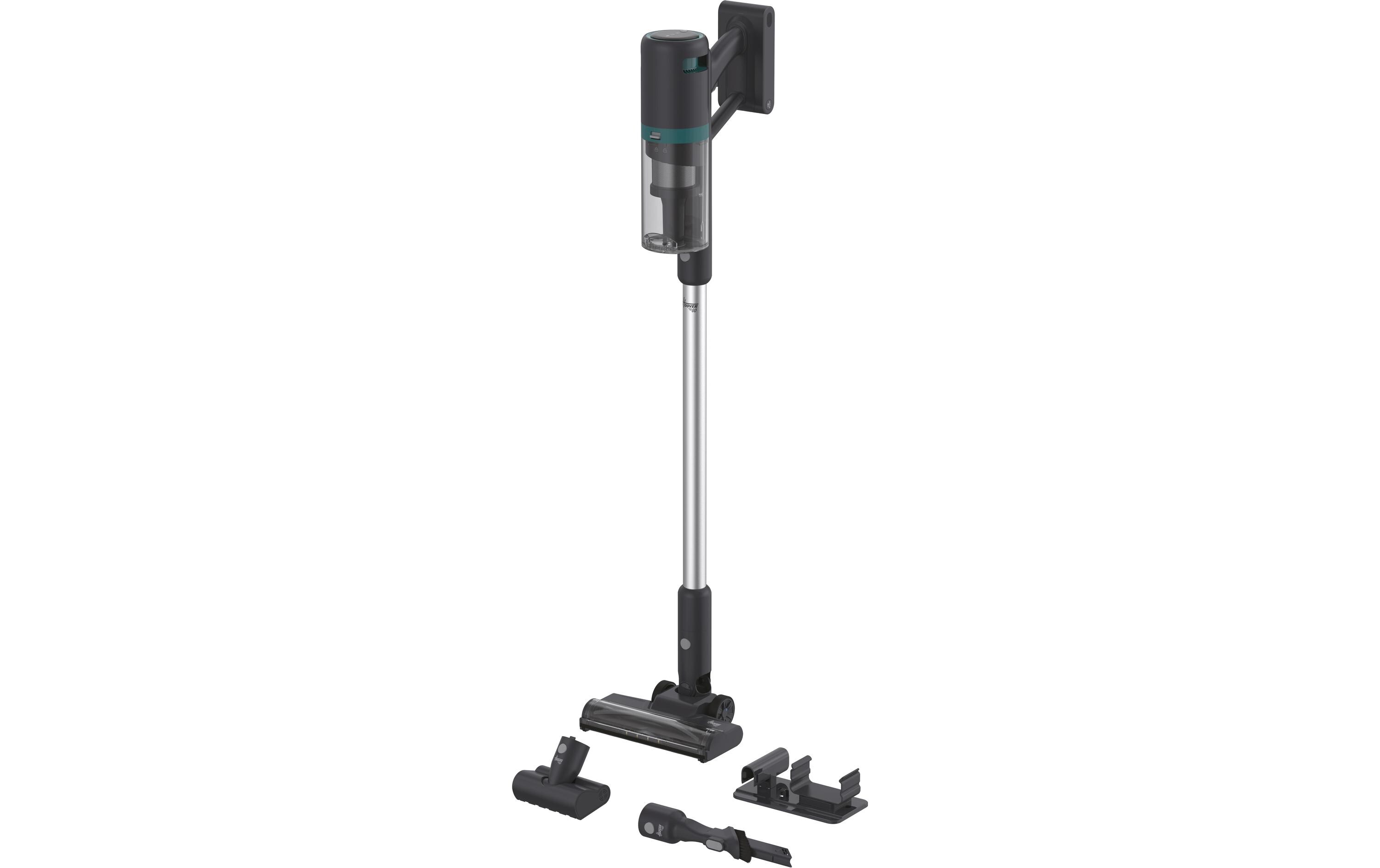 Akku-Hand- und Stielsauger HFG10P 011 Schwarz/Silber<br>Leistungsstarker Akku-Stabstaubsauger