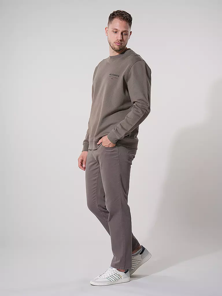 ALLSAINTS Sweater Oversized Fit UNDERGROUND hellbraun