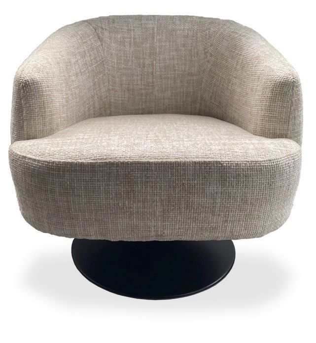 Fauteuil White-Grey Barga B76 x D82 x H75 cm