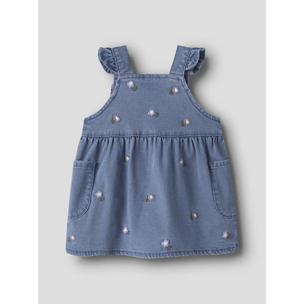 Køb Name It Denim Blue Flower Emb Nbfsage Dnm Spencer 3606-Yb