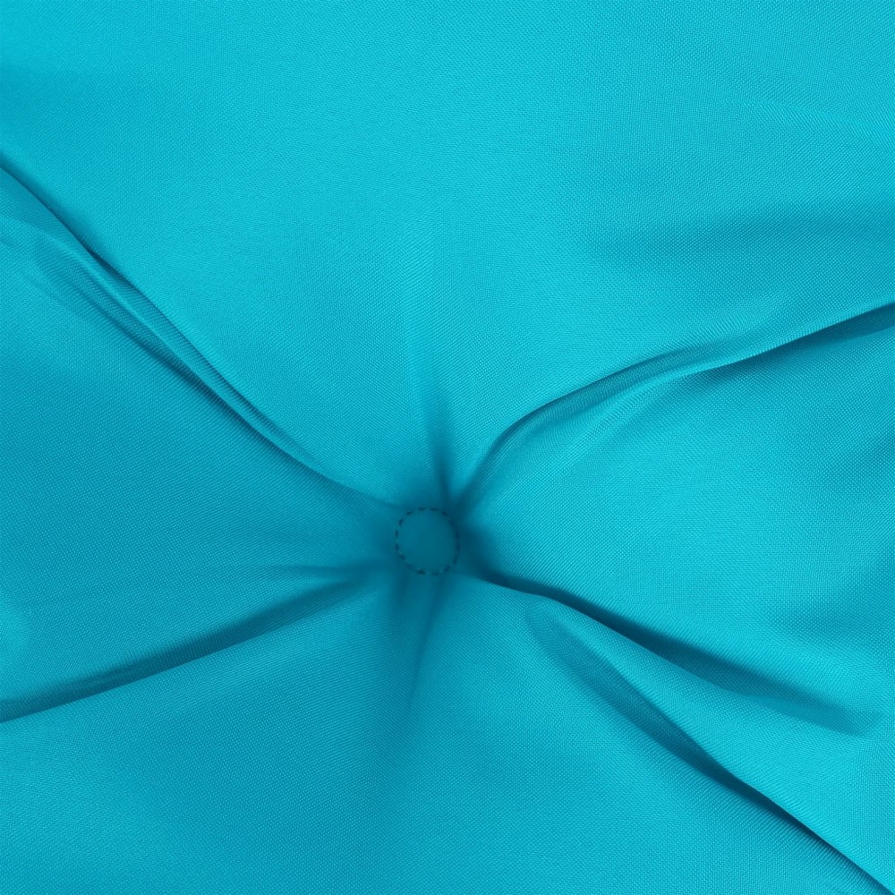Coussins de banc de jardin 2 pcs turquoise tissu oxford