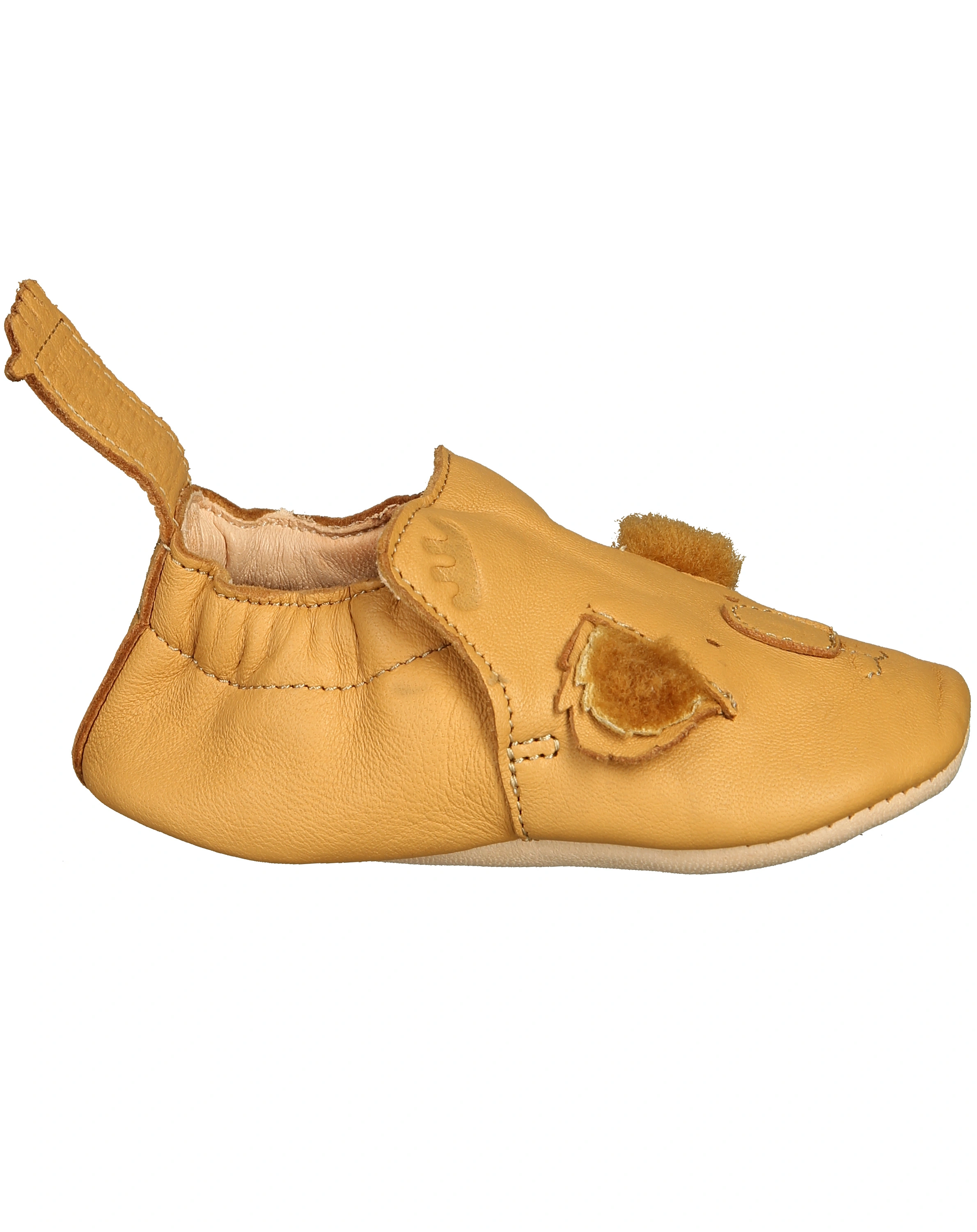 Leder-Krabbelschuhe BLUMOO KOALA in hellbraun
