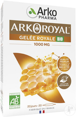 Arkopharma Arkoroyal Gelée Royale 1000mg Bio Ampoules 20x10ml