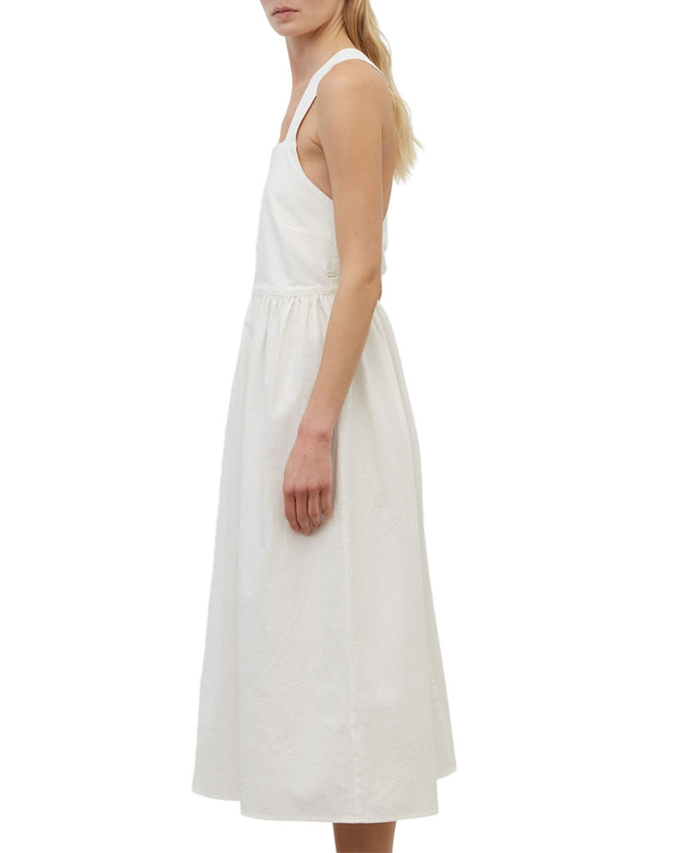 Marc O'Polo Robe Croisée Maxi Kl écrue