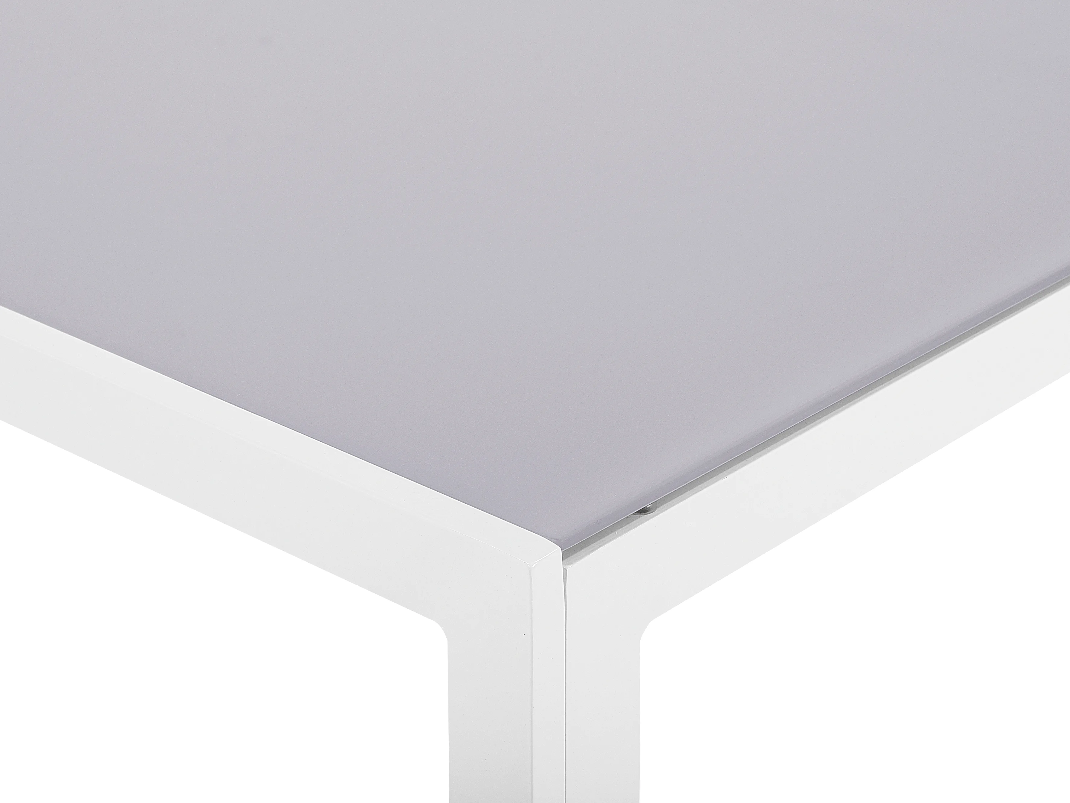 Tuin eettafel CATANIA 160 cm 91 cm Glas Grijs