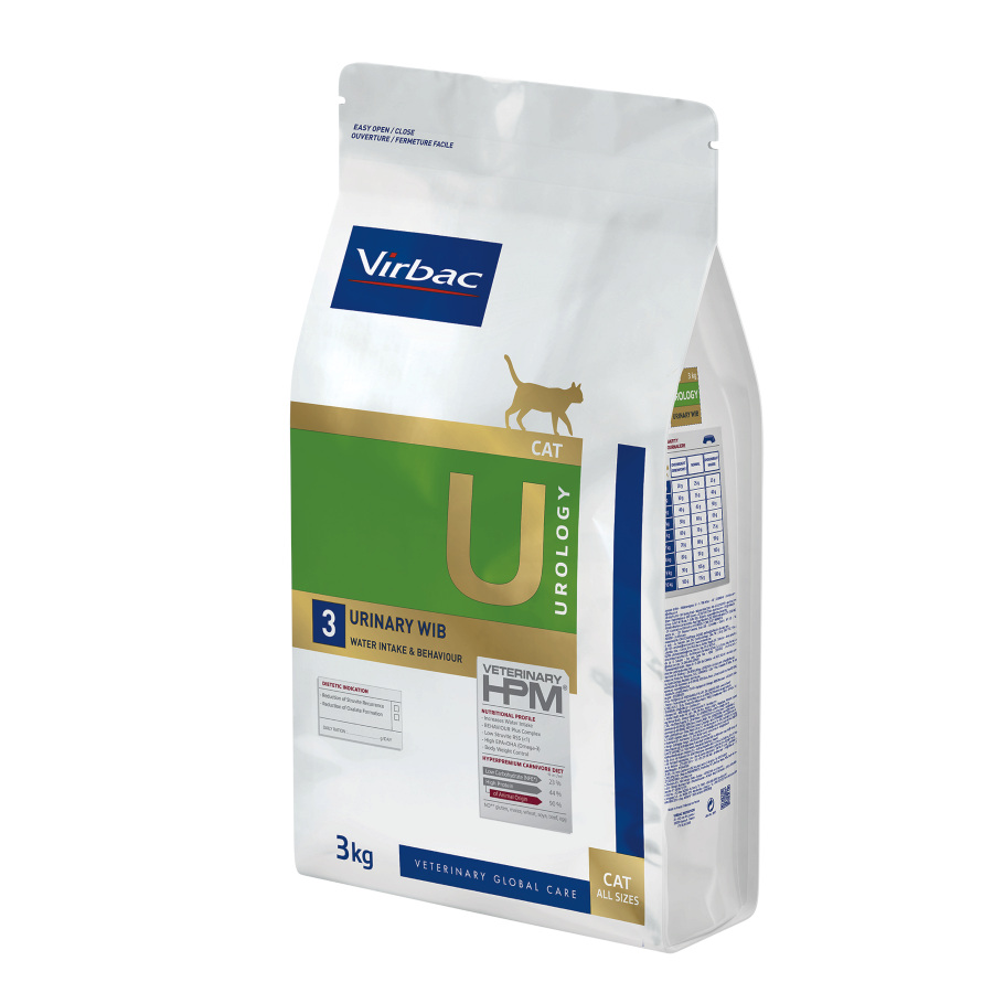 Virbac Veterinary HPM Urology - U3 Urinary WIB pienso para gatos