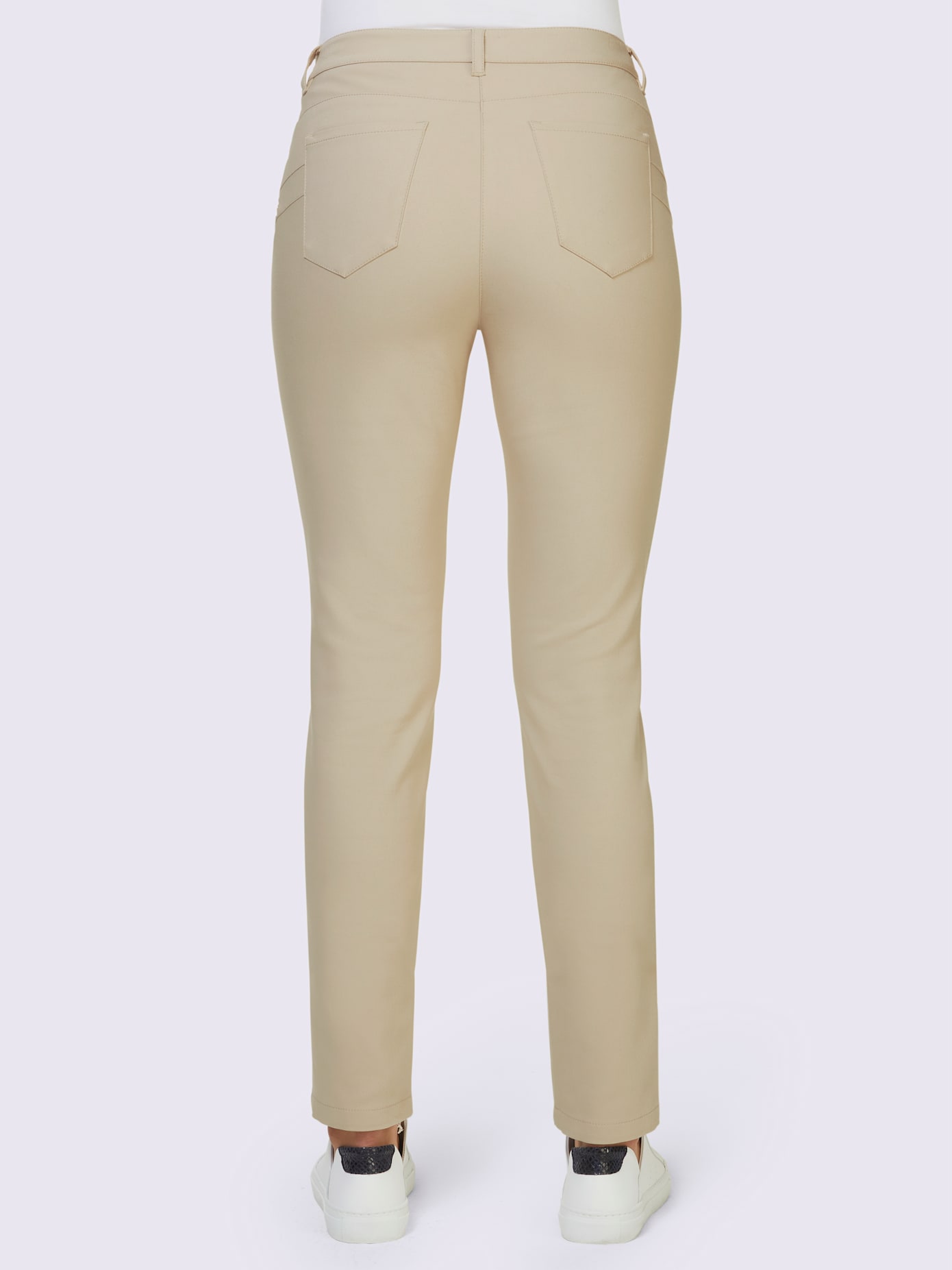 Pantalon effet ventre plat extensible