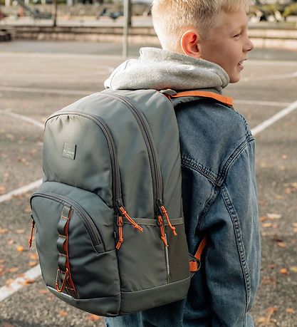 Beckmann Schulranzen - Sport Junior - Grün/Orange