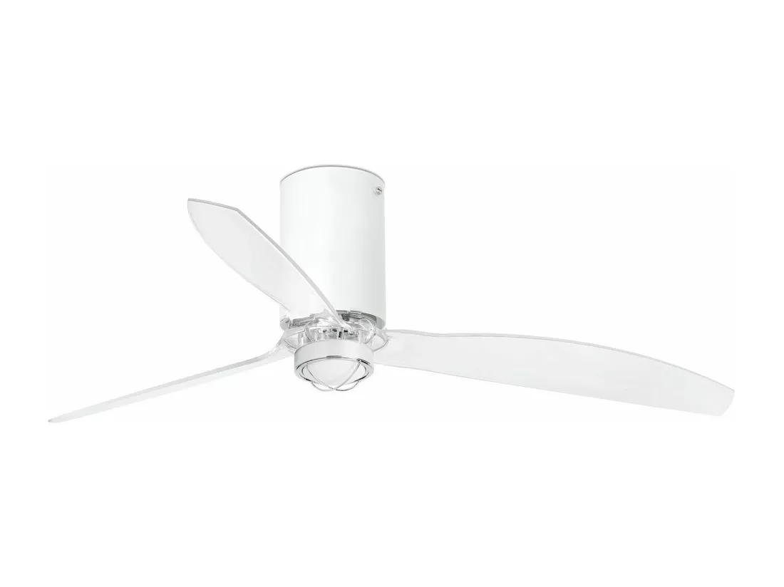 MINI TUBE FAN M LED Ventilateur DC blanc mat/transparent