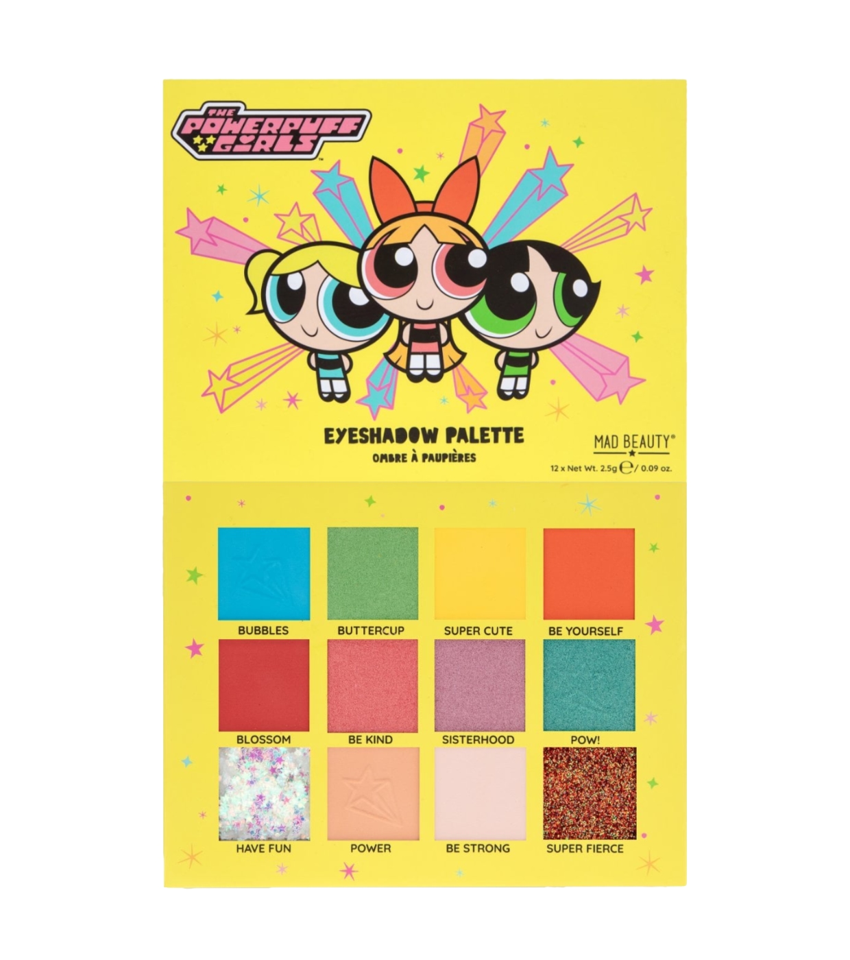Mad Beauty - *The Powerpuff Girls* - Paleta de Sombras