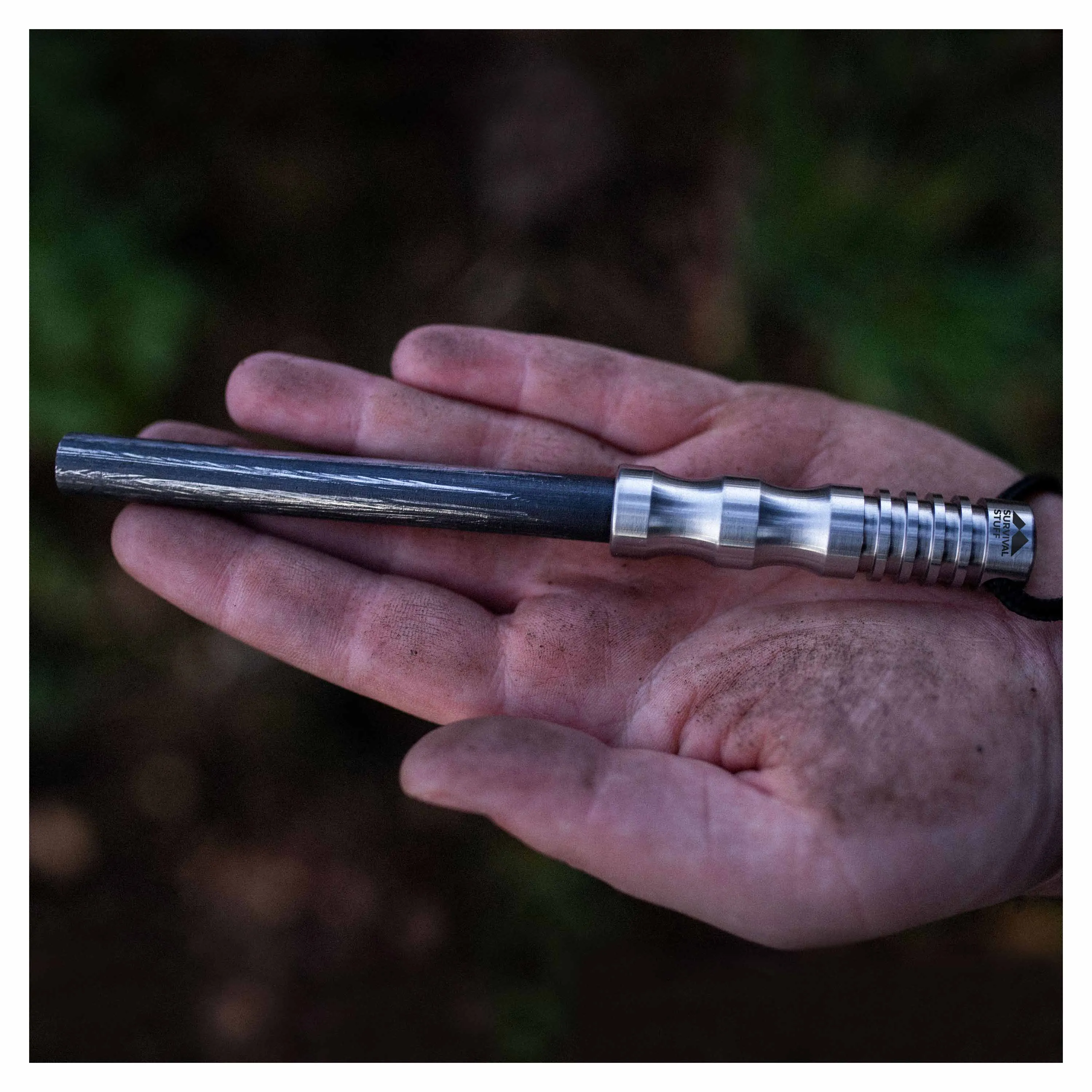 Survival Stuff -  Survival Stuff Feuerstahl Discovery schwarz silberfarben