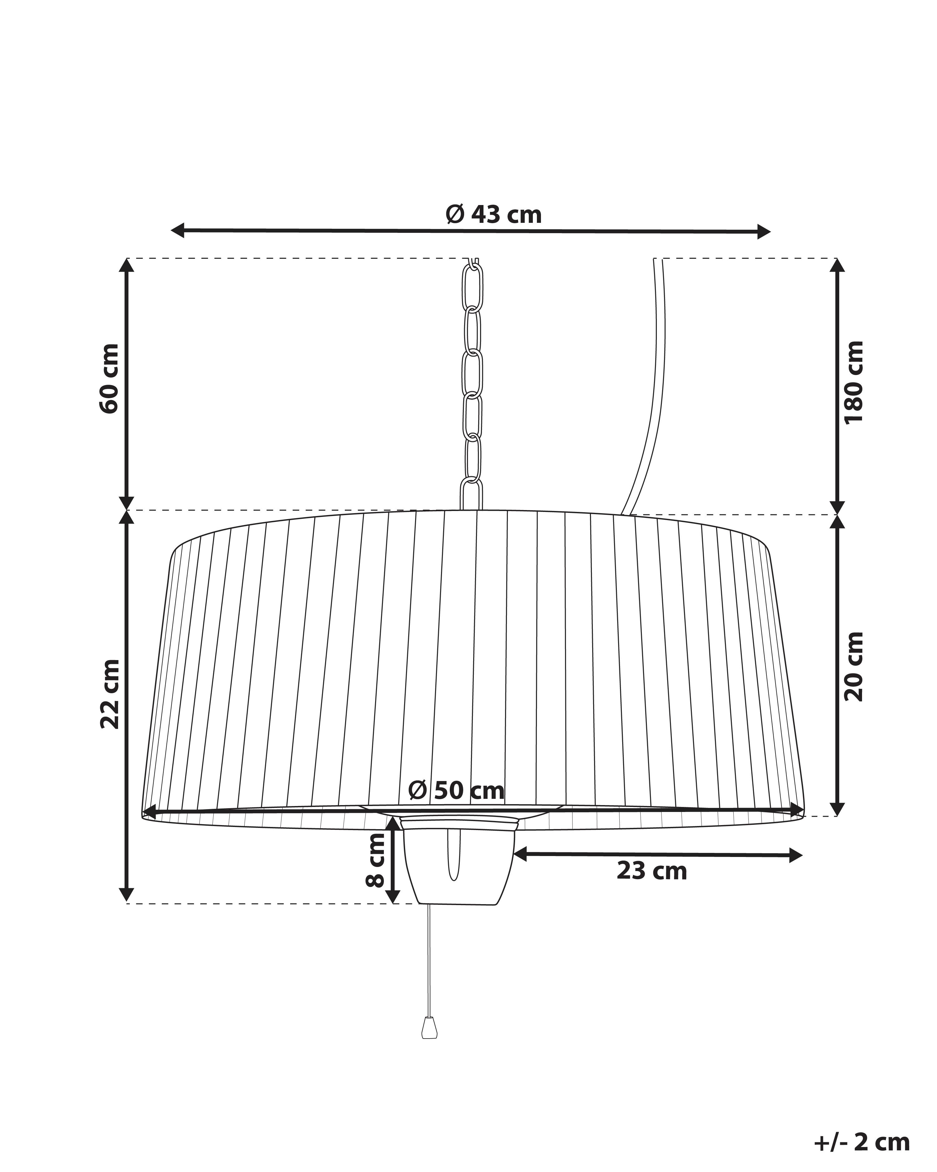 Hangende infrarood terrasverwarming ASCEA 1500 W Lichtgrijs