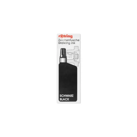 Rotring Zeichentusche schwarz für Rotring isograph/Variant, 23 ml