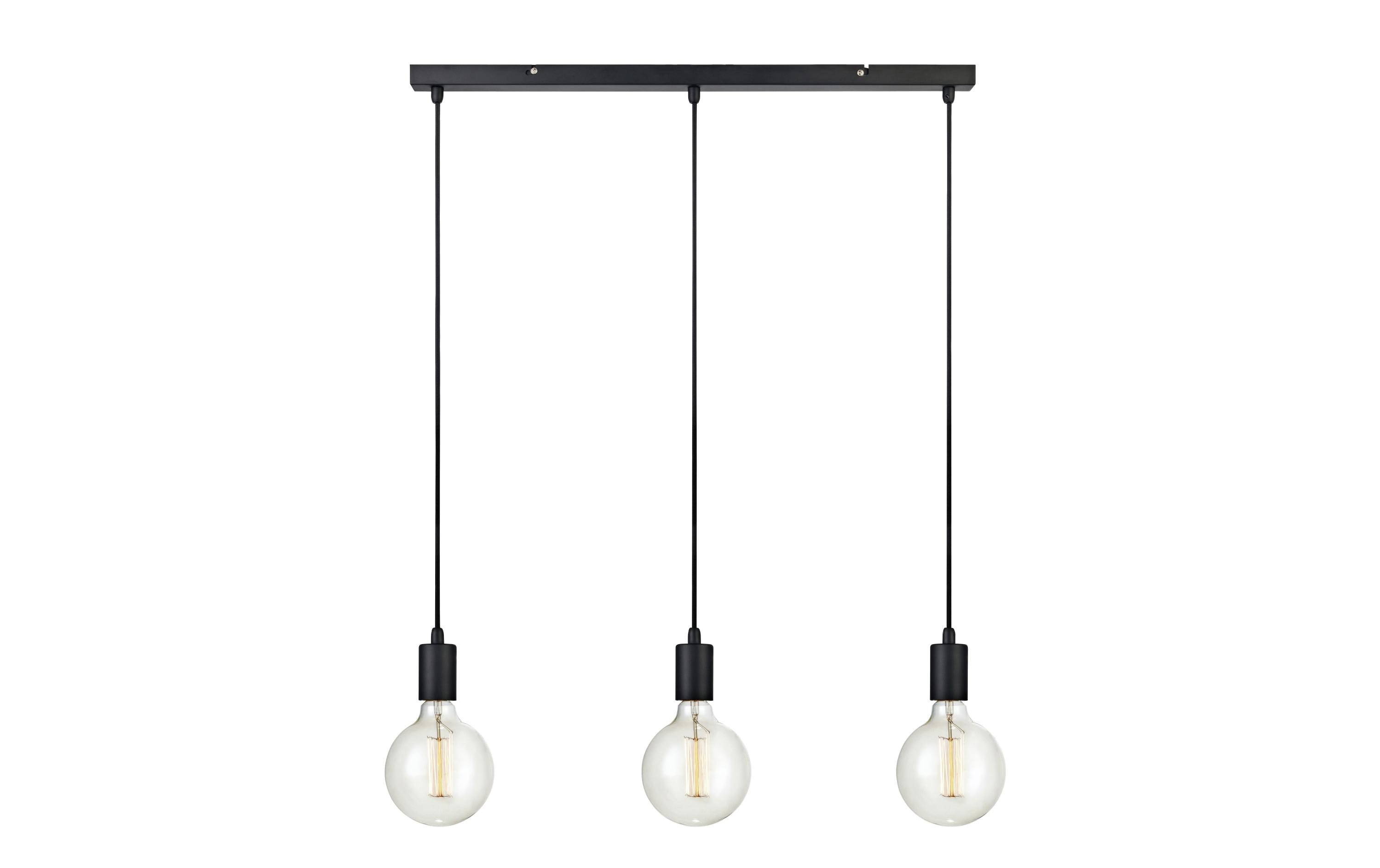Pendelleuchte SKY 3L linear SchwarzPendelleuchte, Schwarz