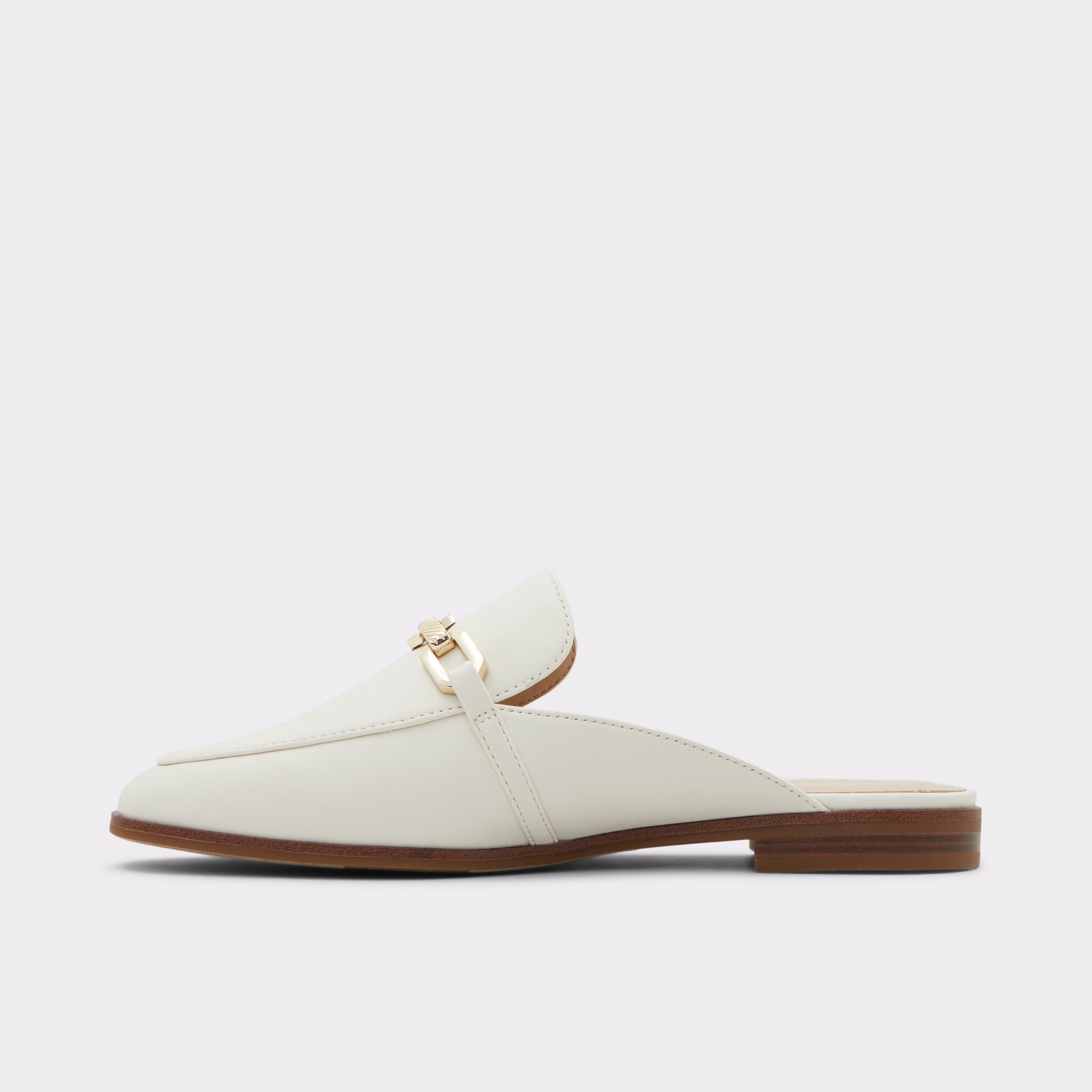 Alaeladar White Women Mule Shoes