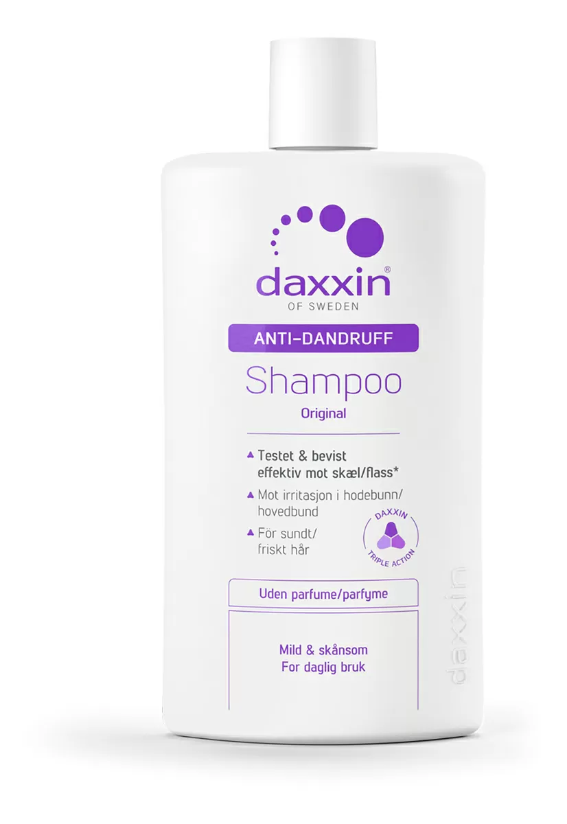 Daxxin Anti-Skæl shampoo u/parfume - 250 ml.