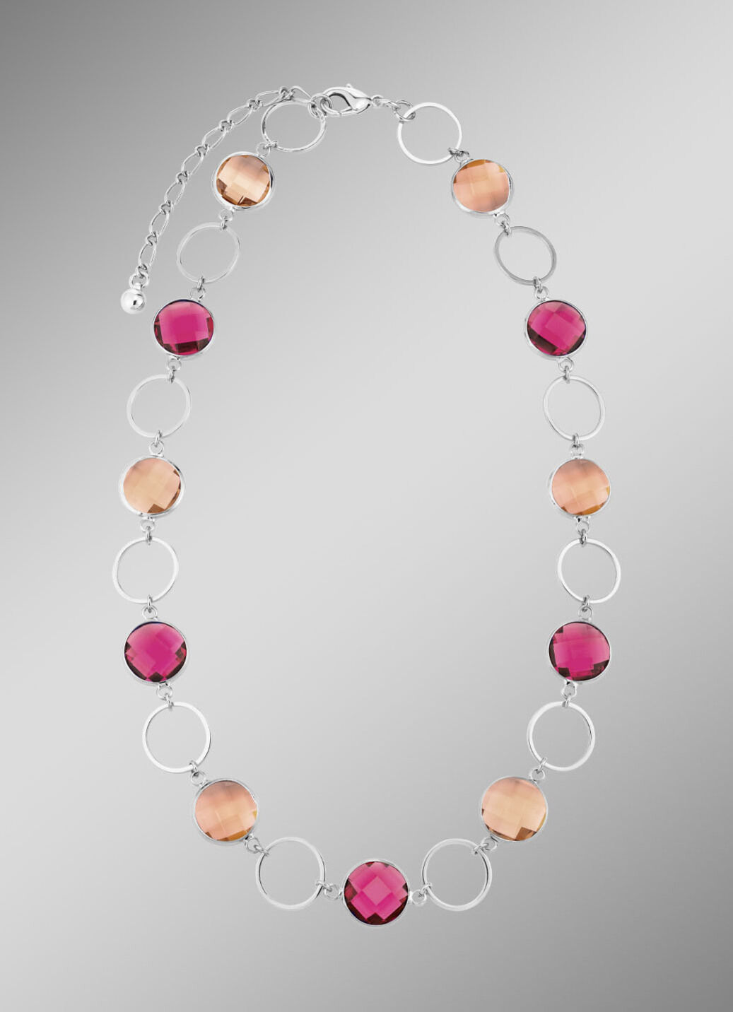 Schmuckset, 3-teilig, mit Kristallsteinen