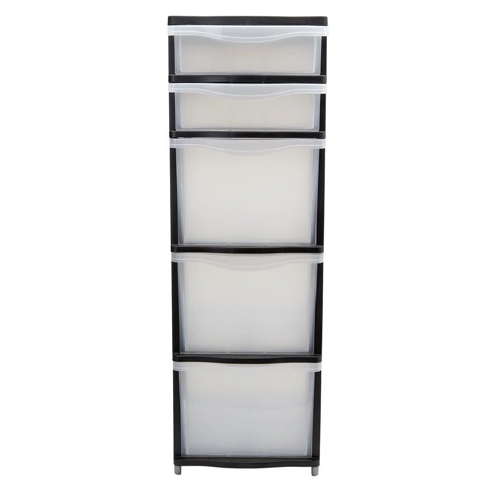 Tour de rangement 5 tiroirs L37xl26,8xH81,5cm