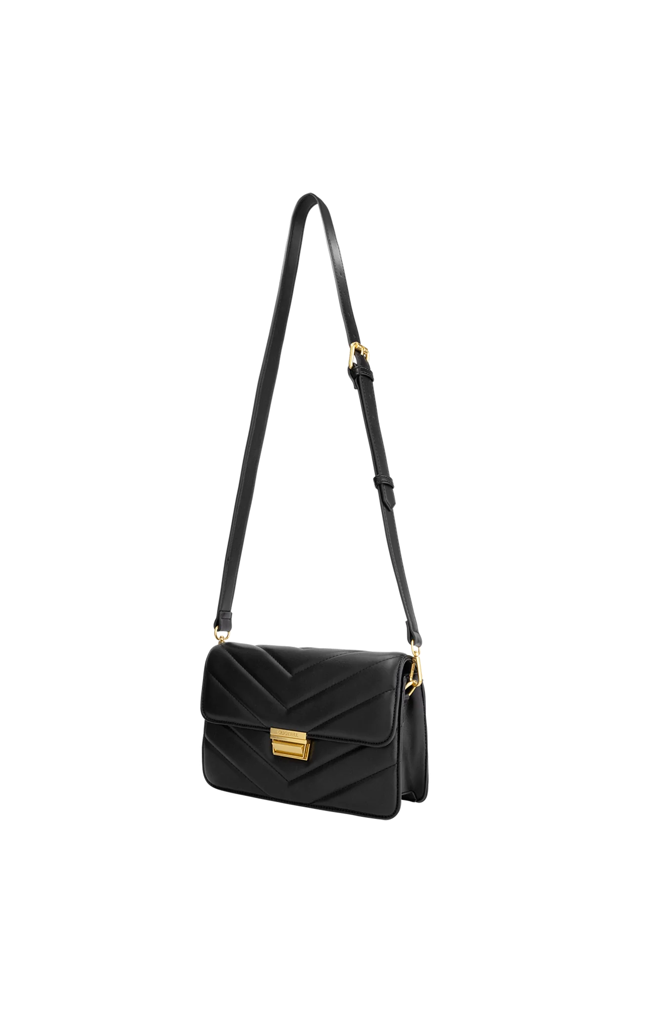 Quotrell Savona Tas Dames Zwart/Goud