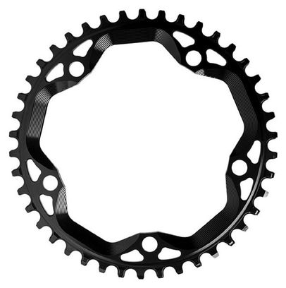 Plateau Rond Narrow Ride AbsoluteBlack CX Round 5 Bras 110 BCD Chainrings 12 V Noir