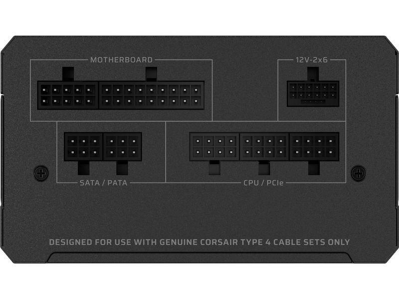 Corsair Netzteil RMe Serie 2025 RM850e 850 W Vollständig modulares, geräuscharmes ATX-Netzteil mit 850 W Leistung