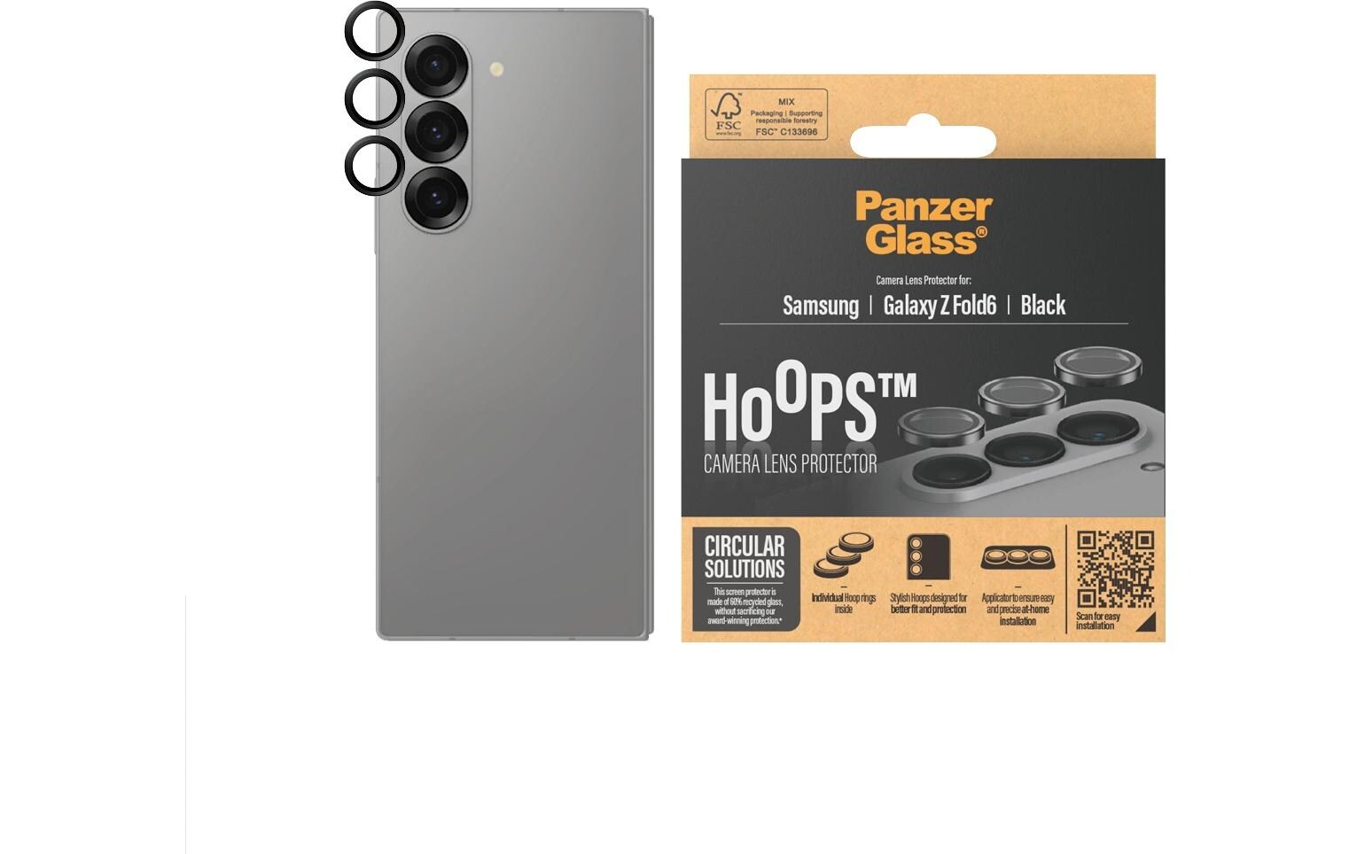 Lens Protector Rings HOOPS Galaxy Z Fold6Objektivschutz-Ringe für das Samsung Galaxy Z Fold6