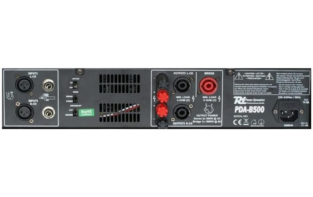 Endstufe PDA-B500<br>Professioneller Verstärker