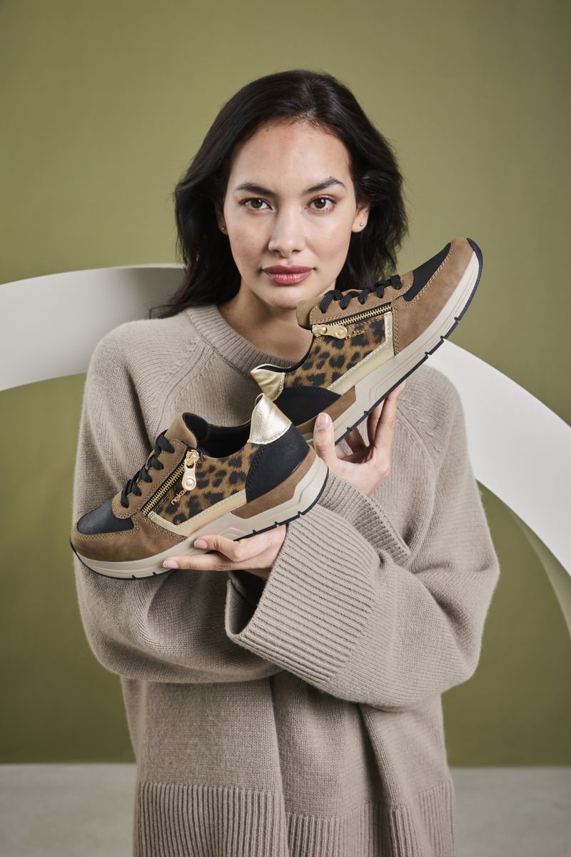 Rieker Sneakers Bruin Dames