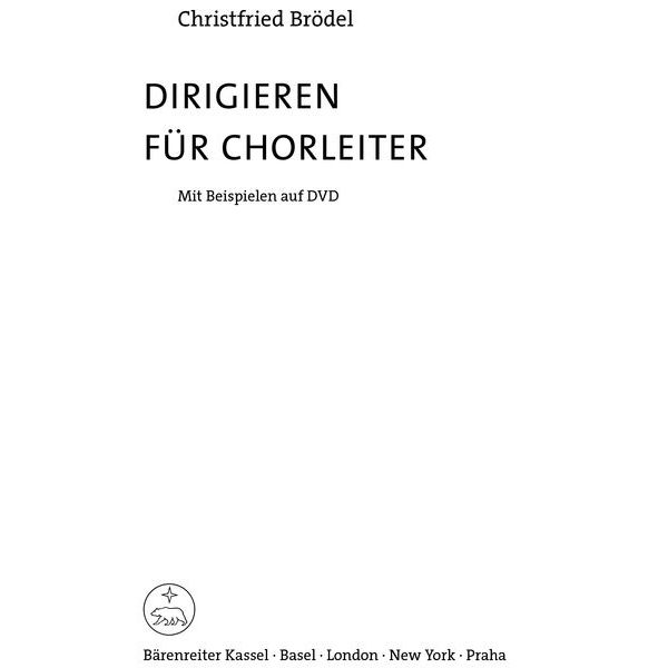 Bärenreiter Dirigieren für Chorleiter