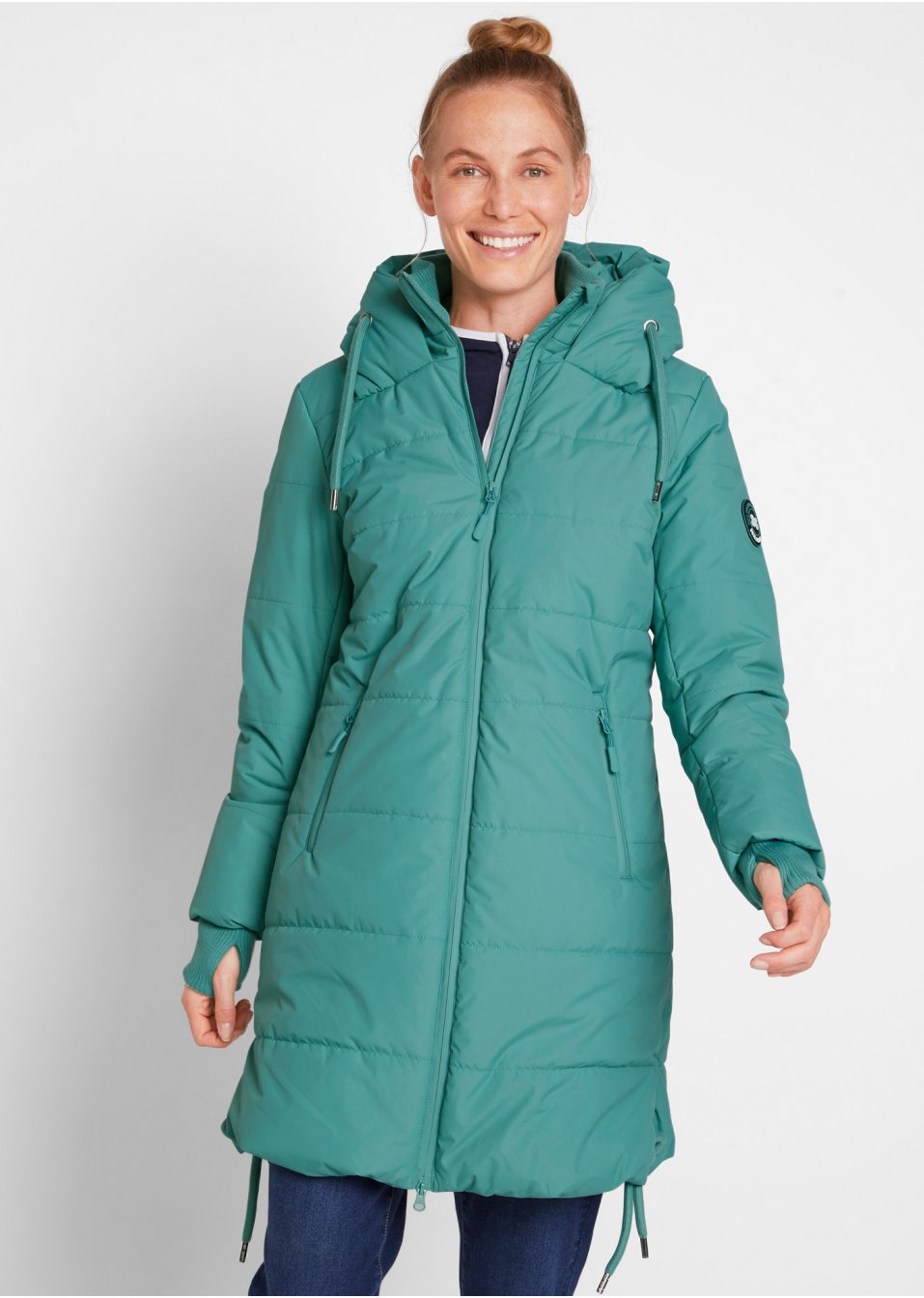 Doudoune longue outdoor, imperméable